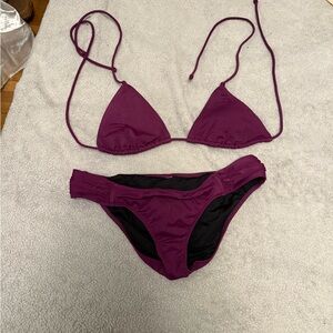 Victoria's Secret Deep Purple Bikini Set